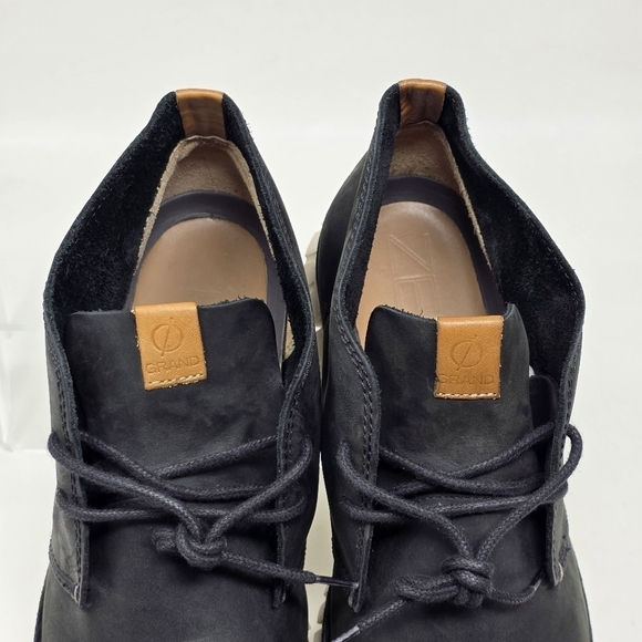 Cole Haan Zerogrand Chukka Boots Men\'s Size 9.5 Black Leather Ankle C22148 main image 4